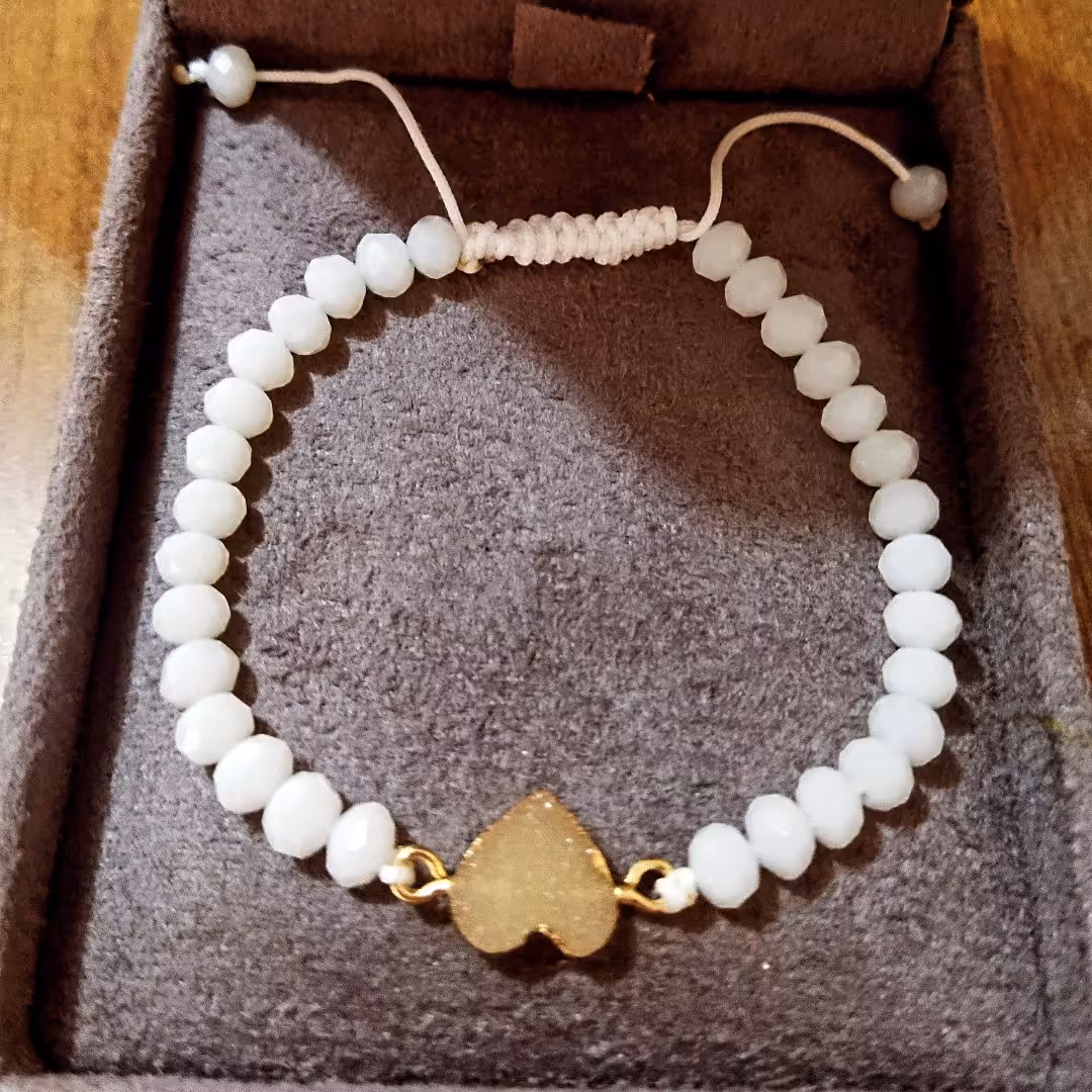 دستبندسنگ کریستال ریزباپلاک