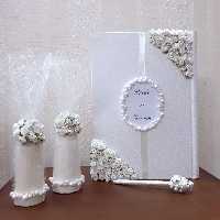 دفتر بله برون و خودکار و قندساب