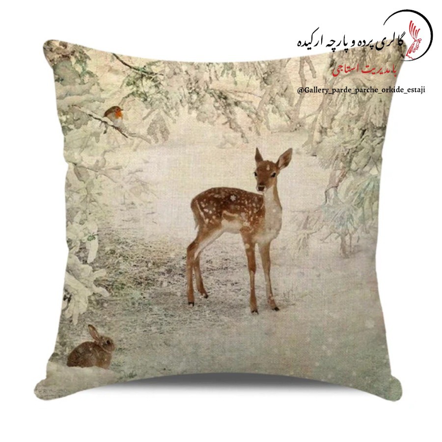 کاور کوسن چاپی  طرح    نقاشی   کد 029