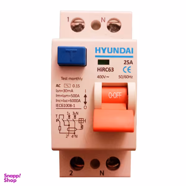 فیوز محافظ جان 25 آمپر هیوندای مدل HiRC63