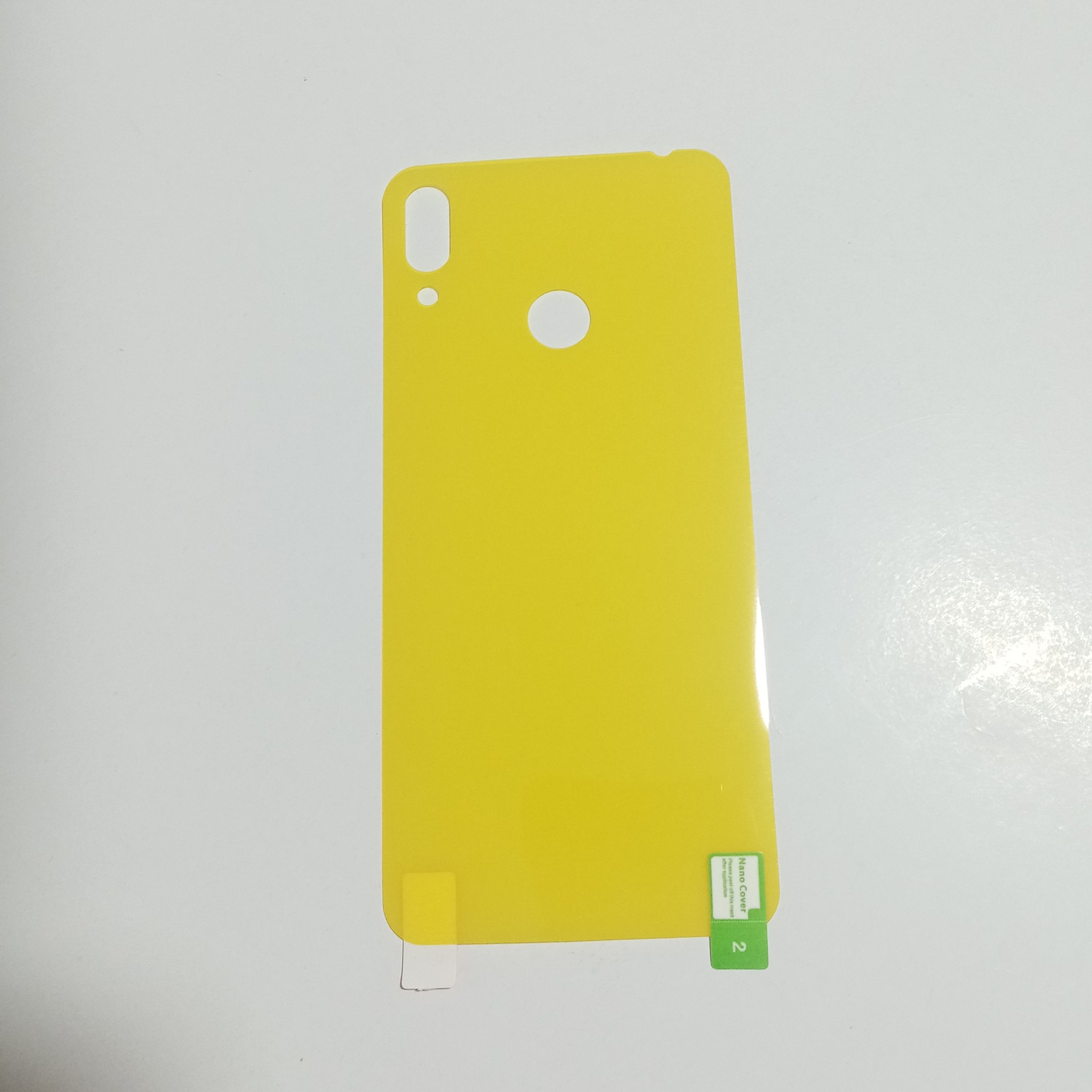 برچسب پشت نانو شفاف بی رنگ مناسب برای گوشی موبایل هواوی Huawei Y7prime2019