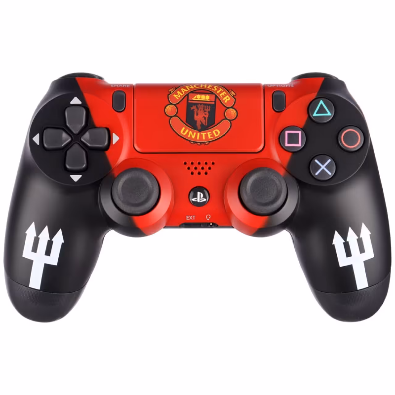دسته بازی بی سیم Dualshock 4 High Copy درجه یک طرح Manchester United مناسب برای PS4