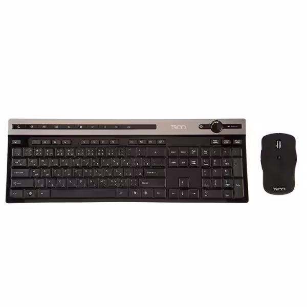 کیبورد و موس بیسیم مشکی TSCO 7106