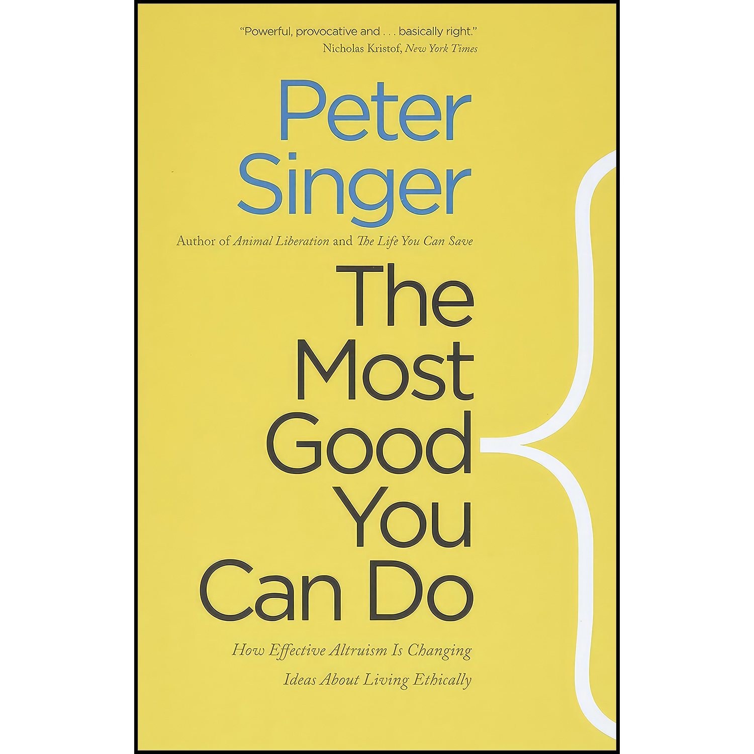 کتاب زبان اصلی The Most Good You Can Do اثر Peter Singer