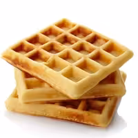 وافل بلژیکی 4 عددی ساده و بدون تاپینگ