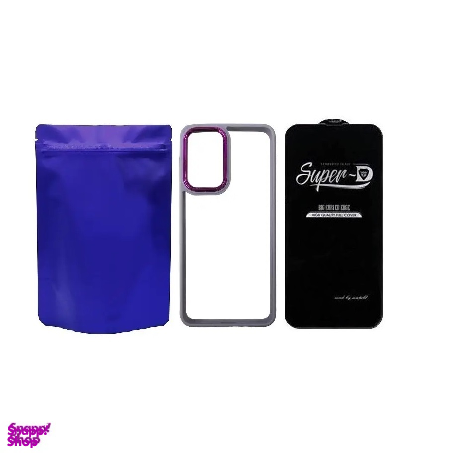 کاور گوشی موبایل مدل M-B NEW SKIN مناسب برای سامسونگ Galaxy A55 به همراه محافظ صفحه نمایش SuperD