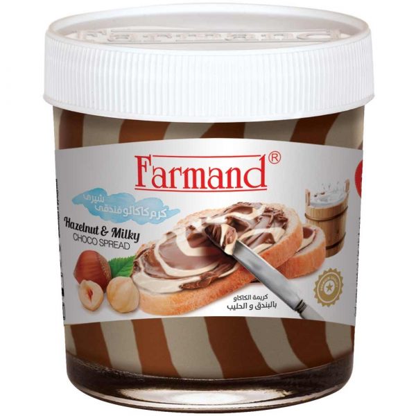 شکلات صبحانه فندقی شیری فرمند 200 گرمی کد536