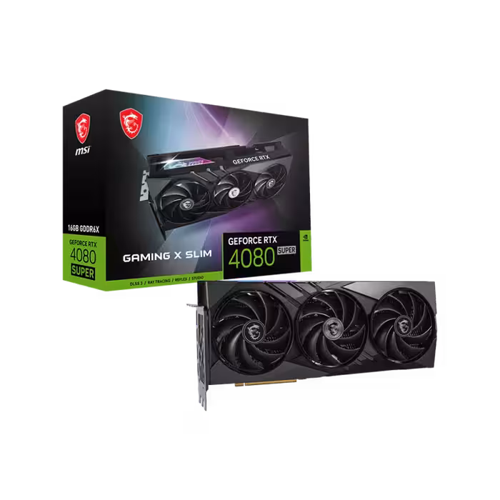 کارت گرافیک ام اس آی مدل GeForce RTX 4080 SUPER 16G GAMING X SLIM