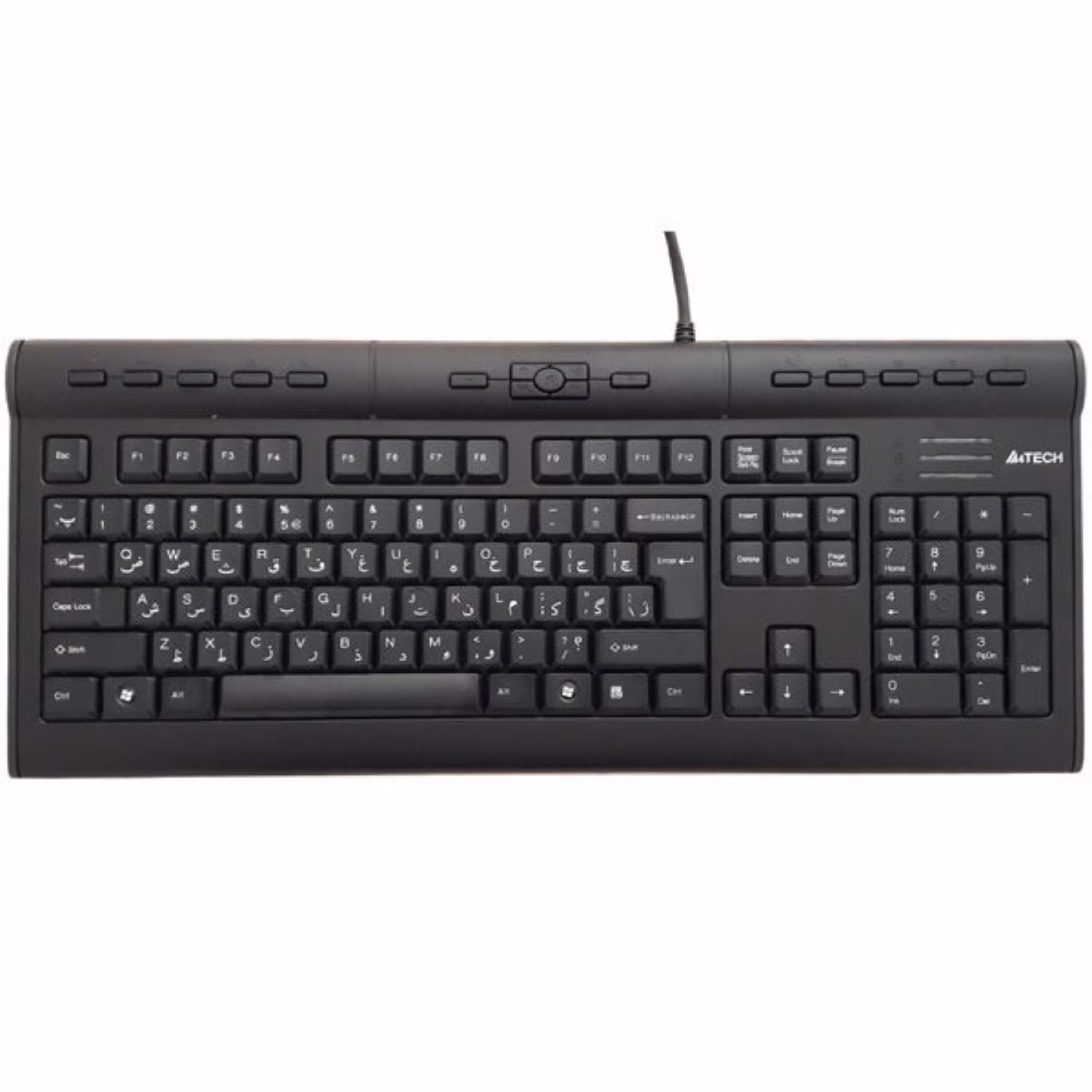 کیبورد ای فورتک مدل KL-7MUU با حروف فارسی