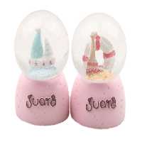 گوی شیشه ای چراغ دار طرح دریایی (سایز کوچک)