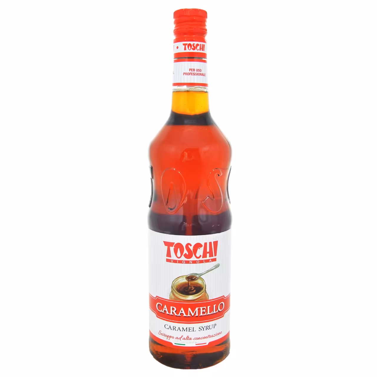 سیروپ کارامل ( بدون گلوتن ) 1 لیتر توسکی - toschi