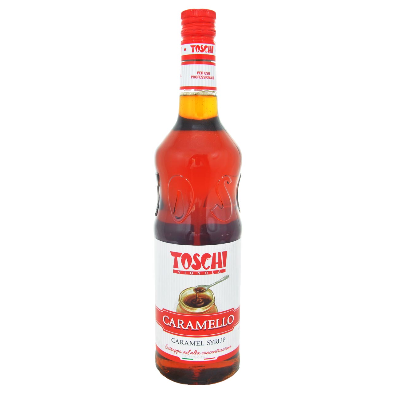 سیروپ کارامل ( بدون گلوتن ) 1 لیتر توسکی - toschi