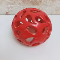 جا شمعی سفالی لعابی