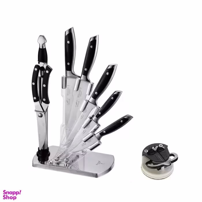 ست چاقو آشپزخانه وینر مدل KWG9.PLUS به همراه چاقو تیز کن