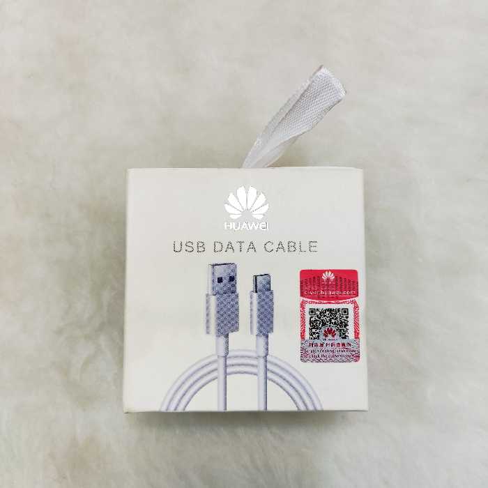 کابل شارژ میکرو یک متری HUAWEI رنگ سفید