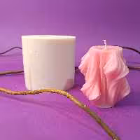 قالب سیلیکونی شمع گیسو  مخصوص شمعسازی مجسمه سازی صابون سازی شکلات سازی