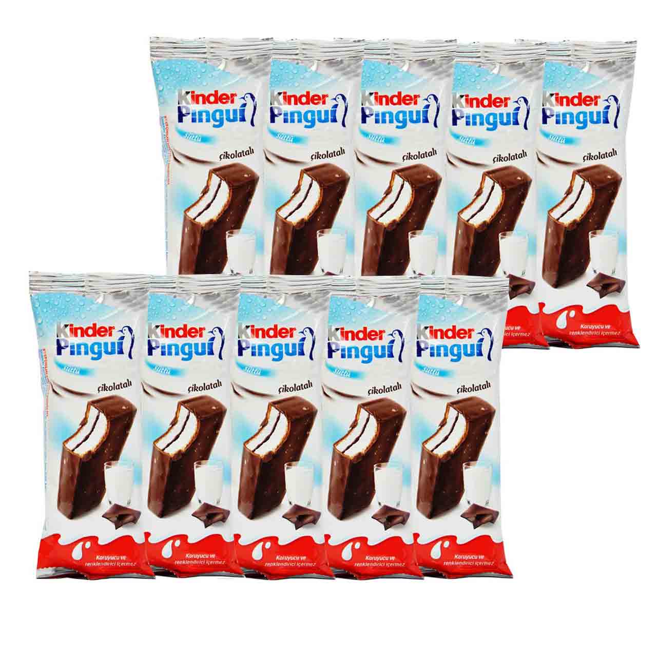 پک 10 عددی بستنی زمستونی پینگو کیندر - kinder