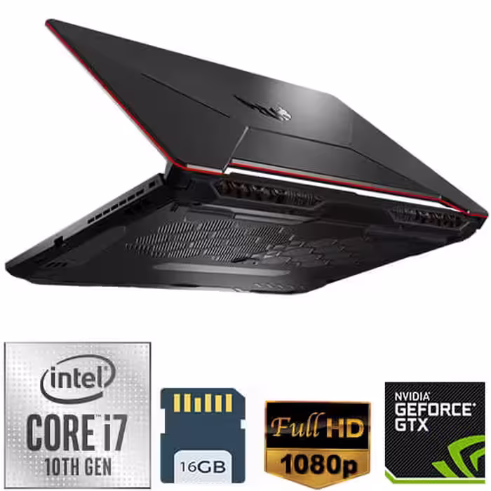 لپ تاپ ایسوس مدل TUF F15 FX506LU با پردازنده i7-10870H
