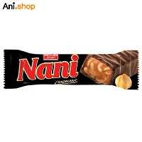شکلات مغزدار کاراملی فندقی نانی 40 گرم کد55