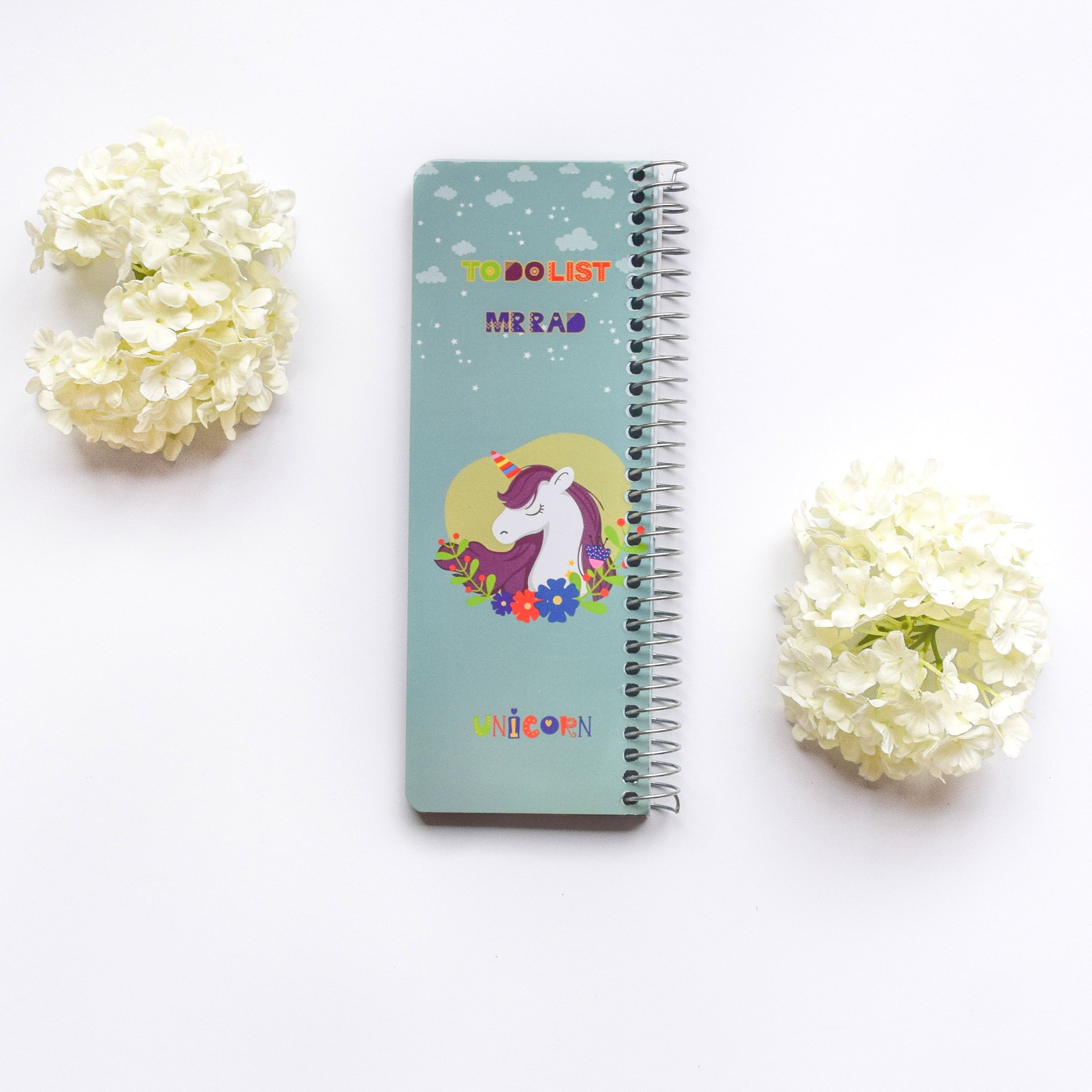 دفترچه یادداشت To Do List طرح یونیکورن