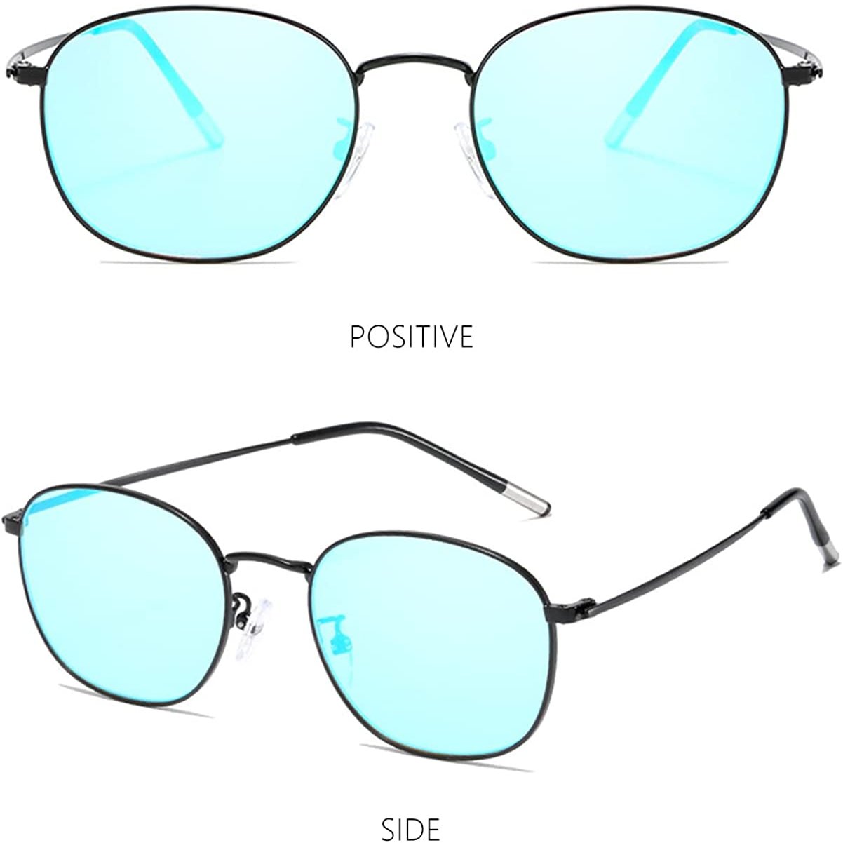 عینک کوررنگی مدل
Color Blindness Glasses with Glasses Case,Glasses Cloth and Color Weakness Test Book (Only for Red-Gre