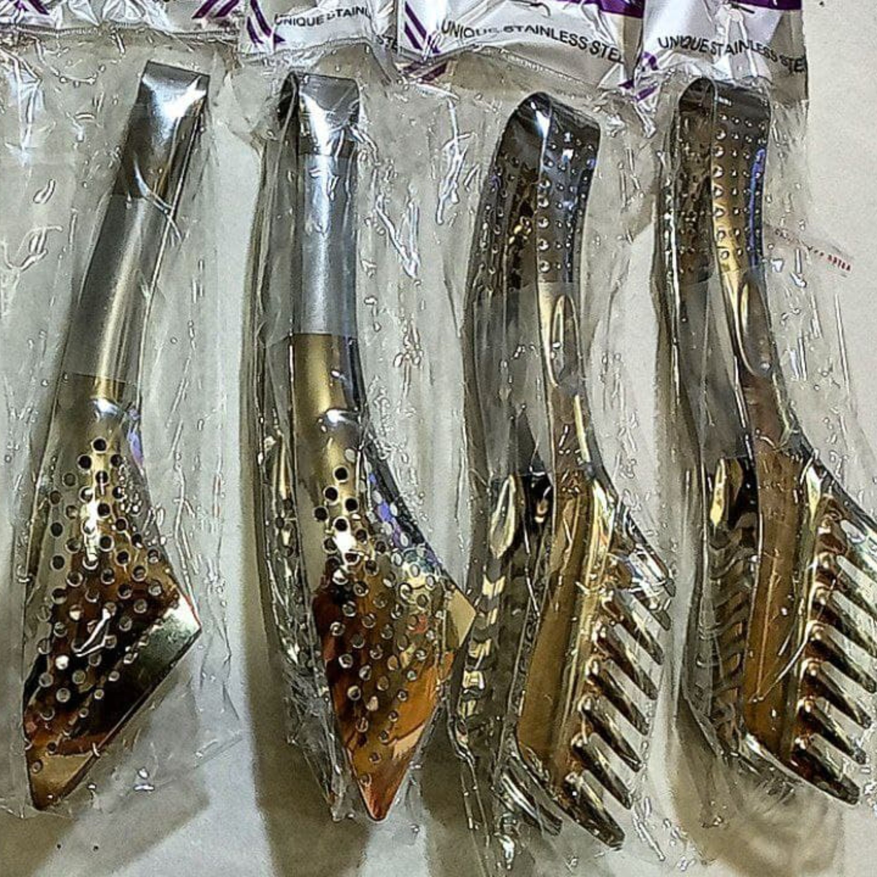 انبرسالاد استیل خارجی در 3 طرح مختلف 