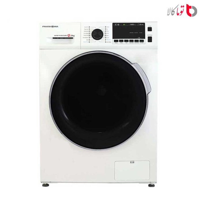 ماشین لباسشویی پاکشوما 8 کیلوگرمی مدل BWF-41801 سفید