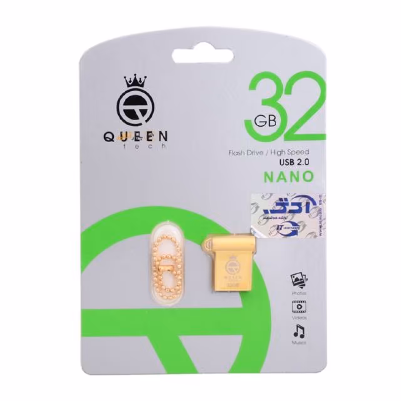 فلش مموری کوئین تک مدل Nano ظرفیت 32 گیگابایت
