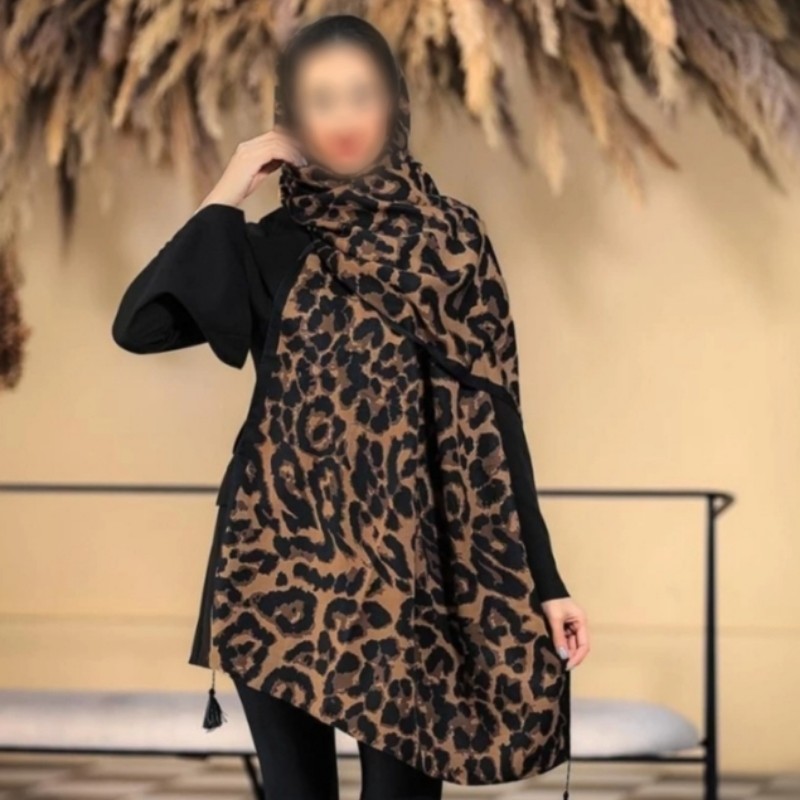 شال پلنگی نخی