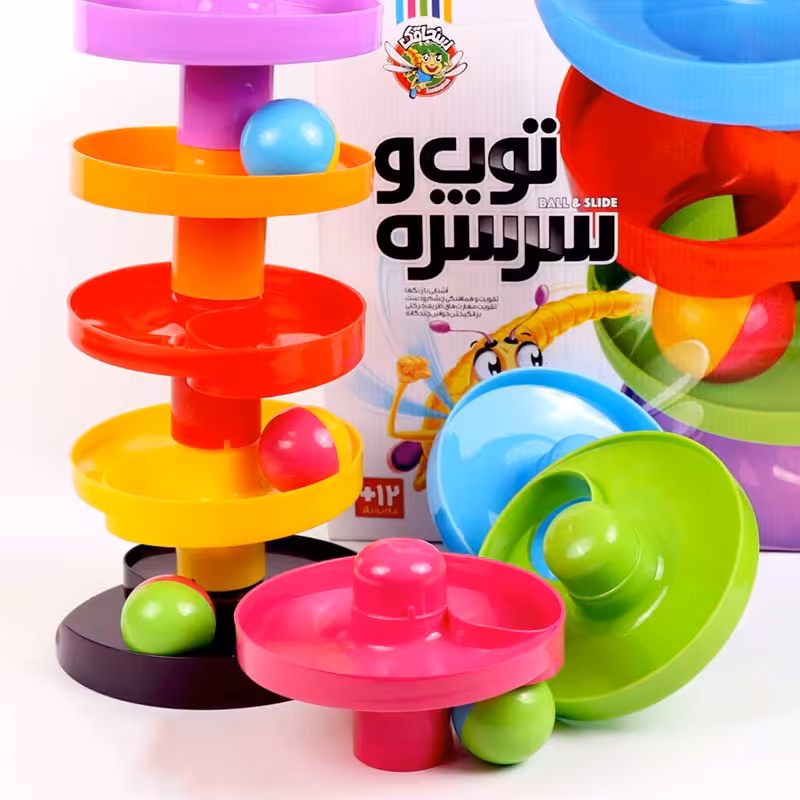 اسباب بازی سرسره توپی 8 طبقه کد 4069062