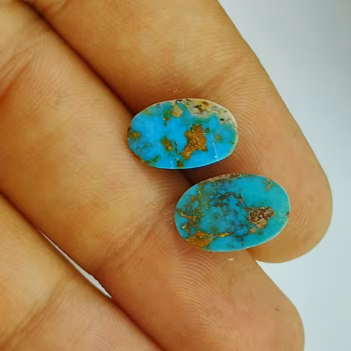 سنگ فیروزه ست نیشابور طبیعی کد 11733673