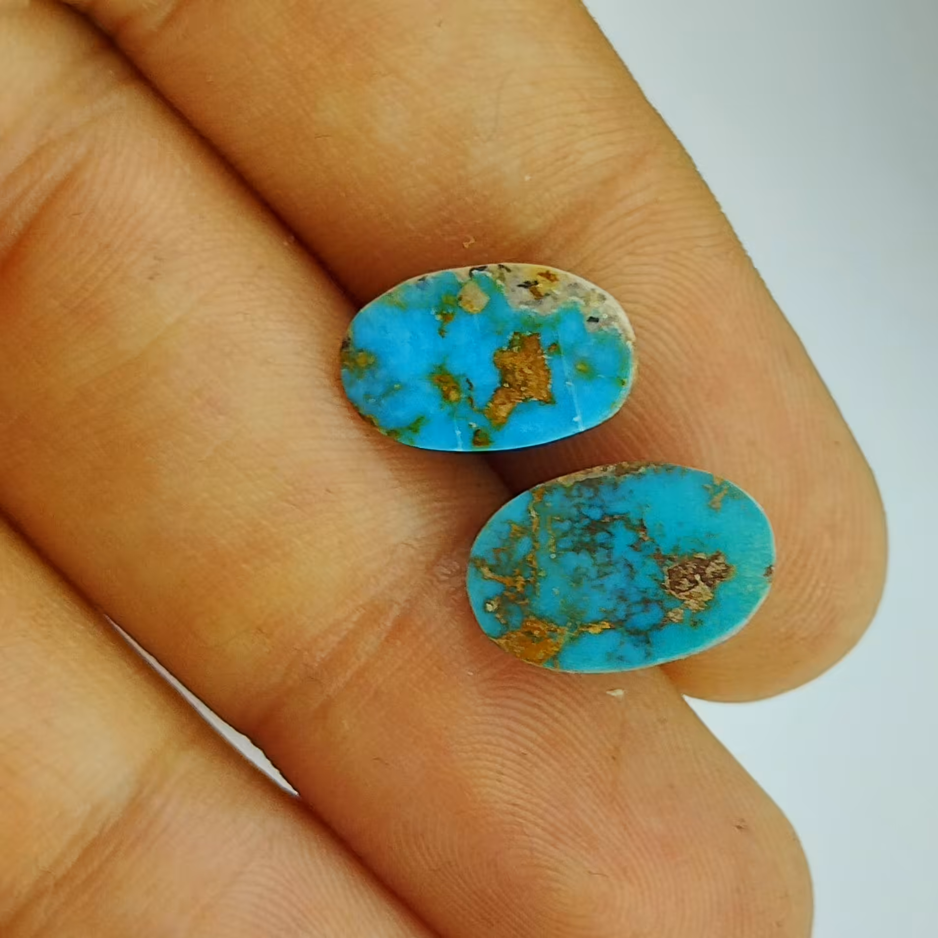 سنگ فیروزه ست نیشابور طبیعی کد 11733673