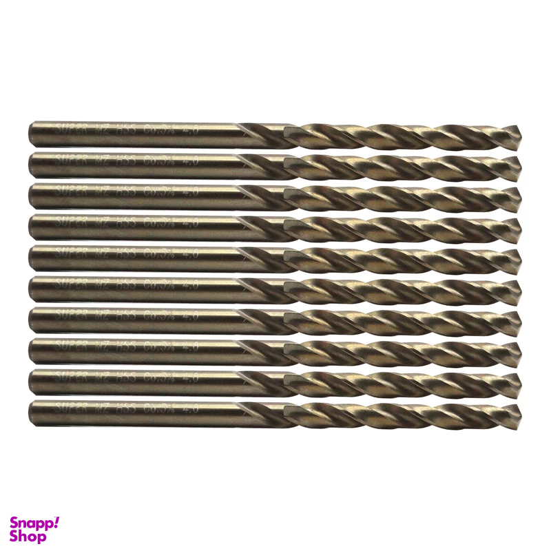 مته کبالت ام زد مدل YP-HSS-SIZE4 سایز 4 میلی متر مجموعه 10 عددی