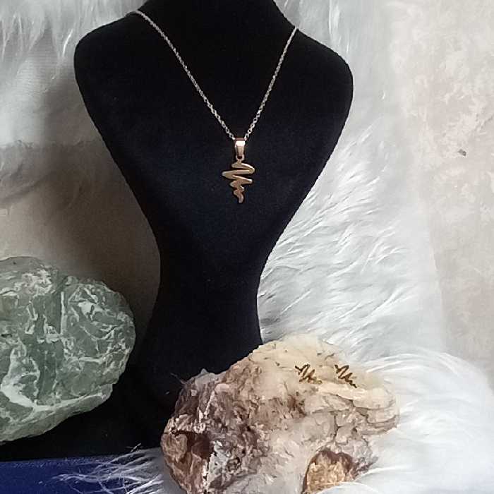 نیم ست استیل رنگ ثابت طرح ضربان