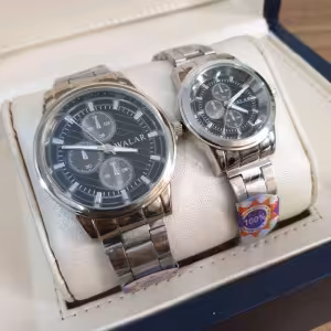 ساعت مچی مردانه و زنانه والار بند استیل WALAR