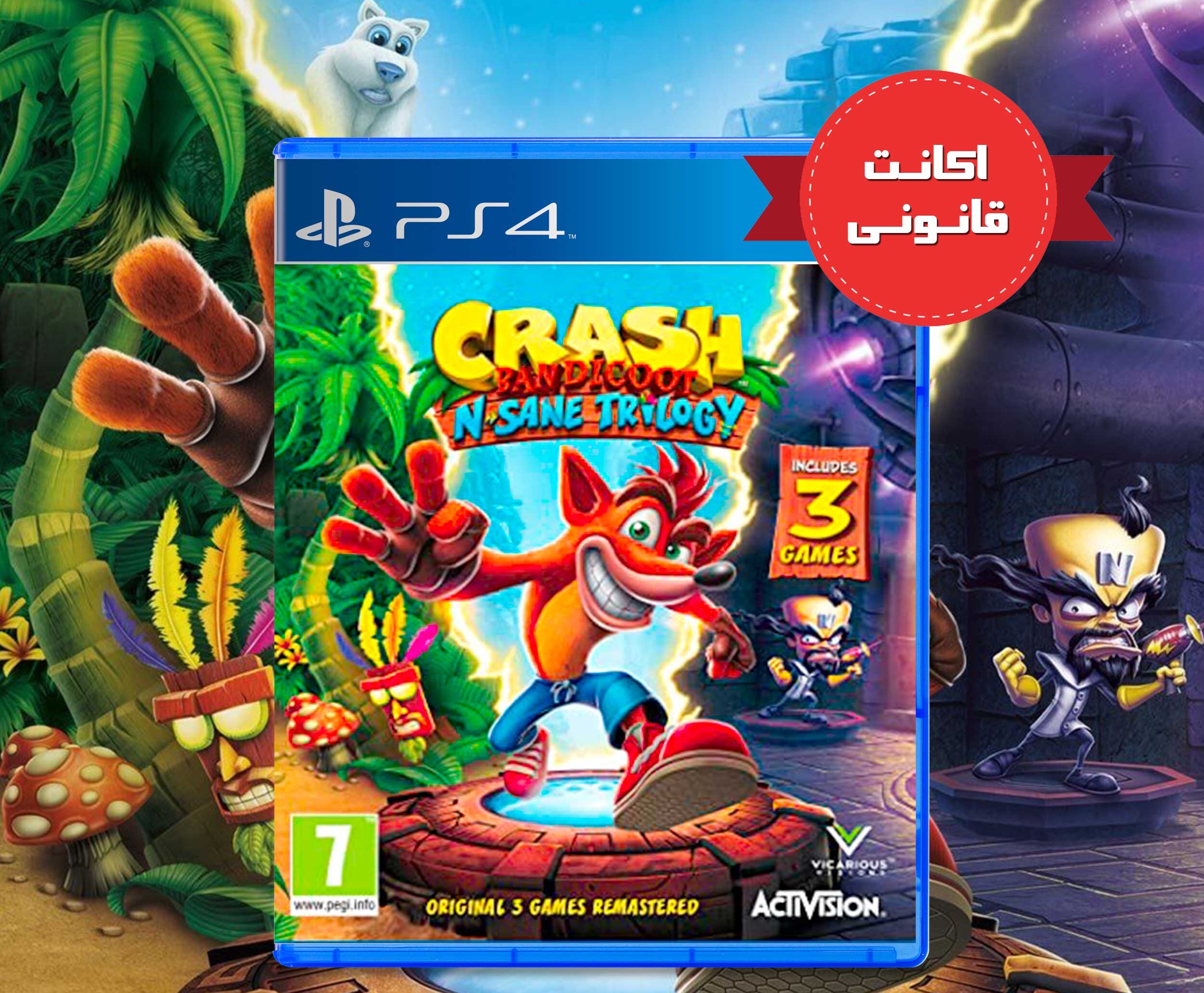 بازی Crash Bandicoot اکانت قانونی