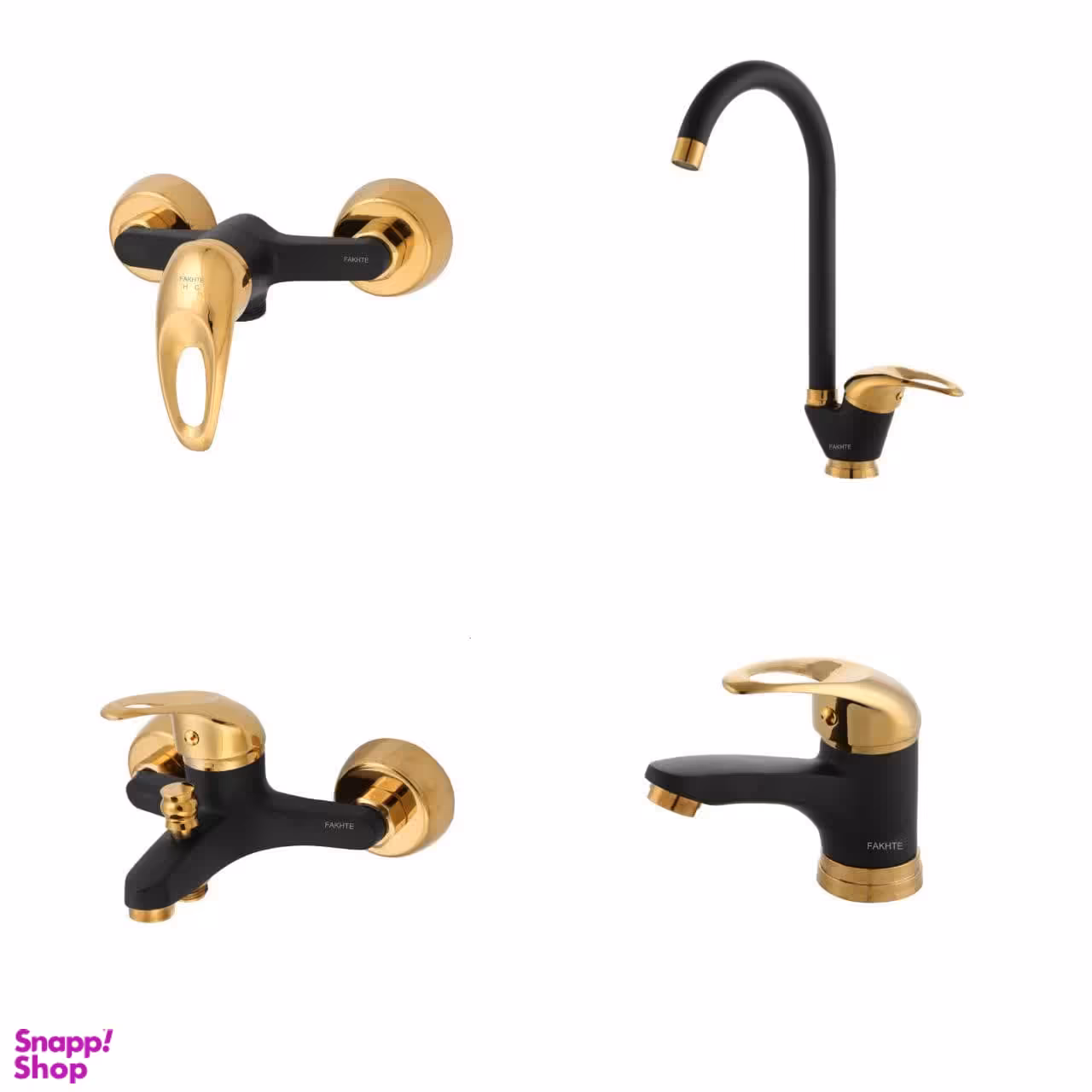 ست شیرآلات فاخته مدل اورانوس پلاس کد MT مجموعه 4 عددی