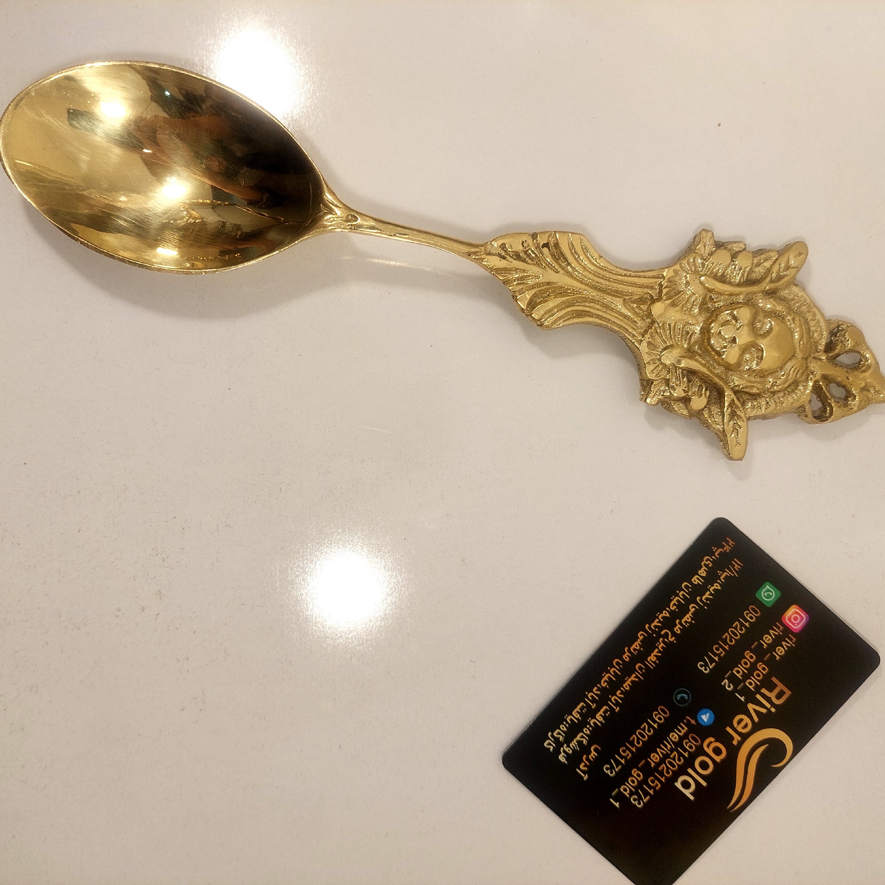 قاشق آجیل خوری برنزی
