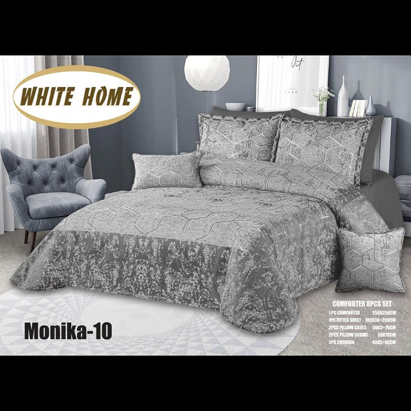 روتختی مخمل پنلی ترک درجه یک برند وایت هوم طرح مونیکا شیک و پرفروش