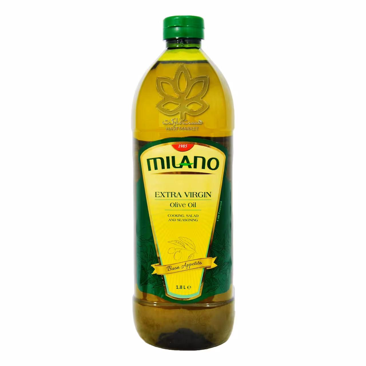 روغن زیتون فرا بکر ( با بو ) 1٫8 لیتر میلانو - milano