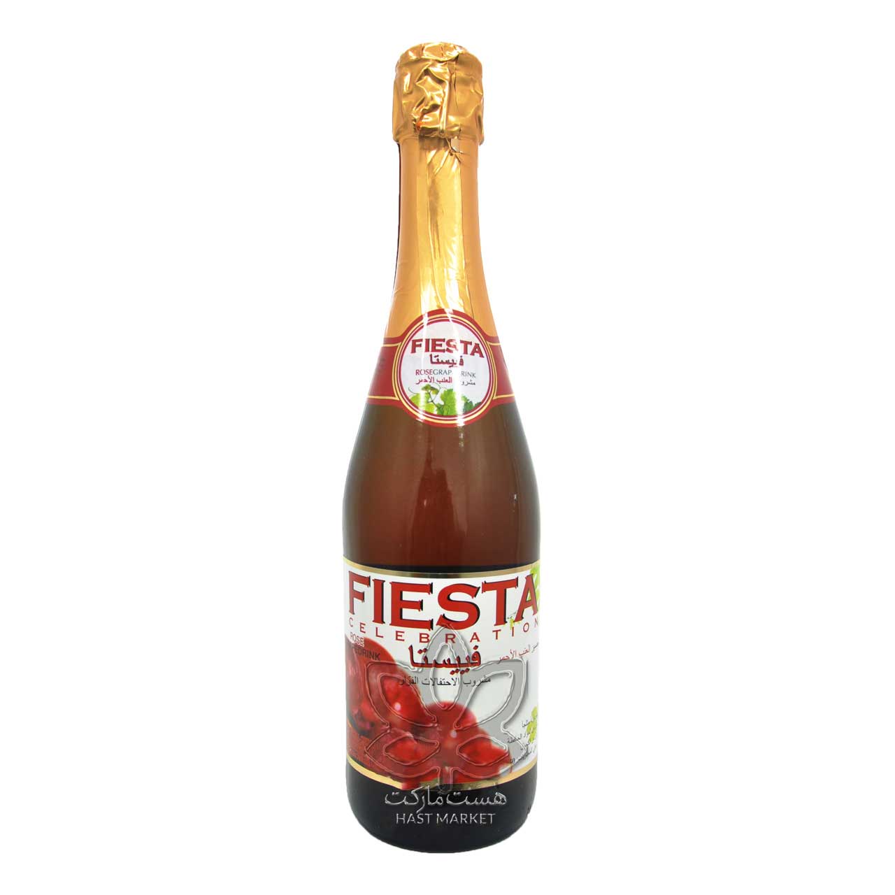 نوشیدنی شامپاین بدون الکل انگور قرمز 750 میلی لیتر فیستا - fiesta