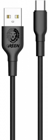 خرید و مشخصات کابل شارژ USB به USB Type-C مدل Green GNCTYC2BK