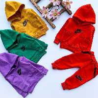 هودی شلوار تو کرکی نایک بچگانه،جنس دورس ترکی،قواره دار،مناسب تا 2 سال