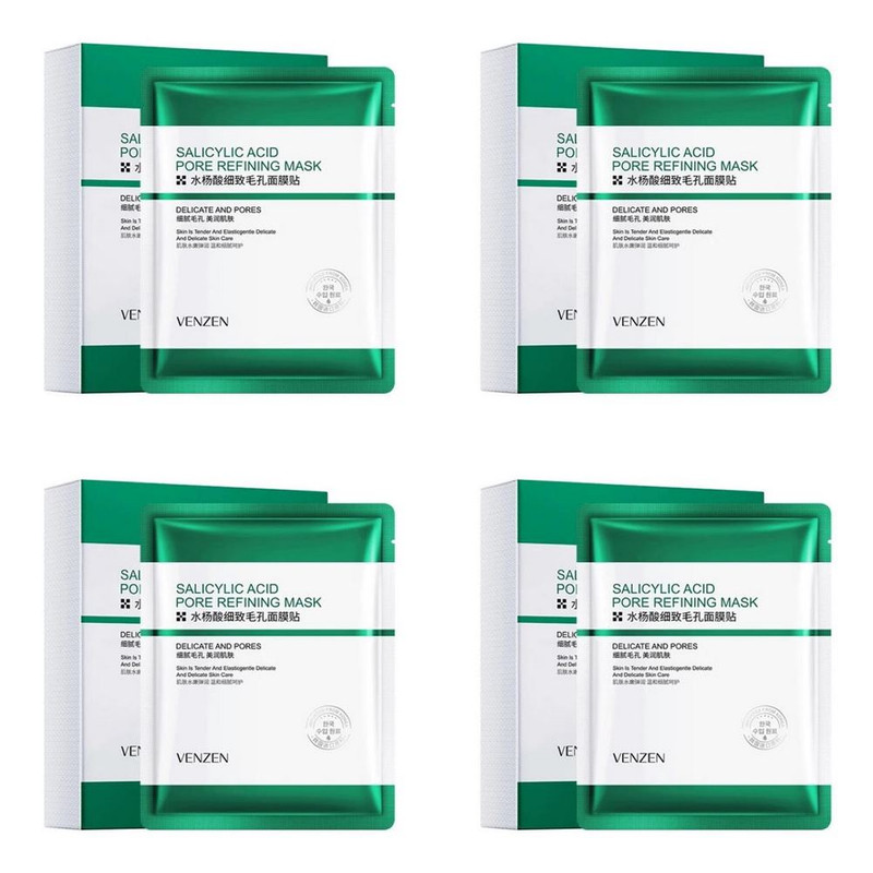 ماسک صورت ونزن مدل سالیسیلیک اسید وزن 25 گرم مجموعه 4 عددی