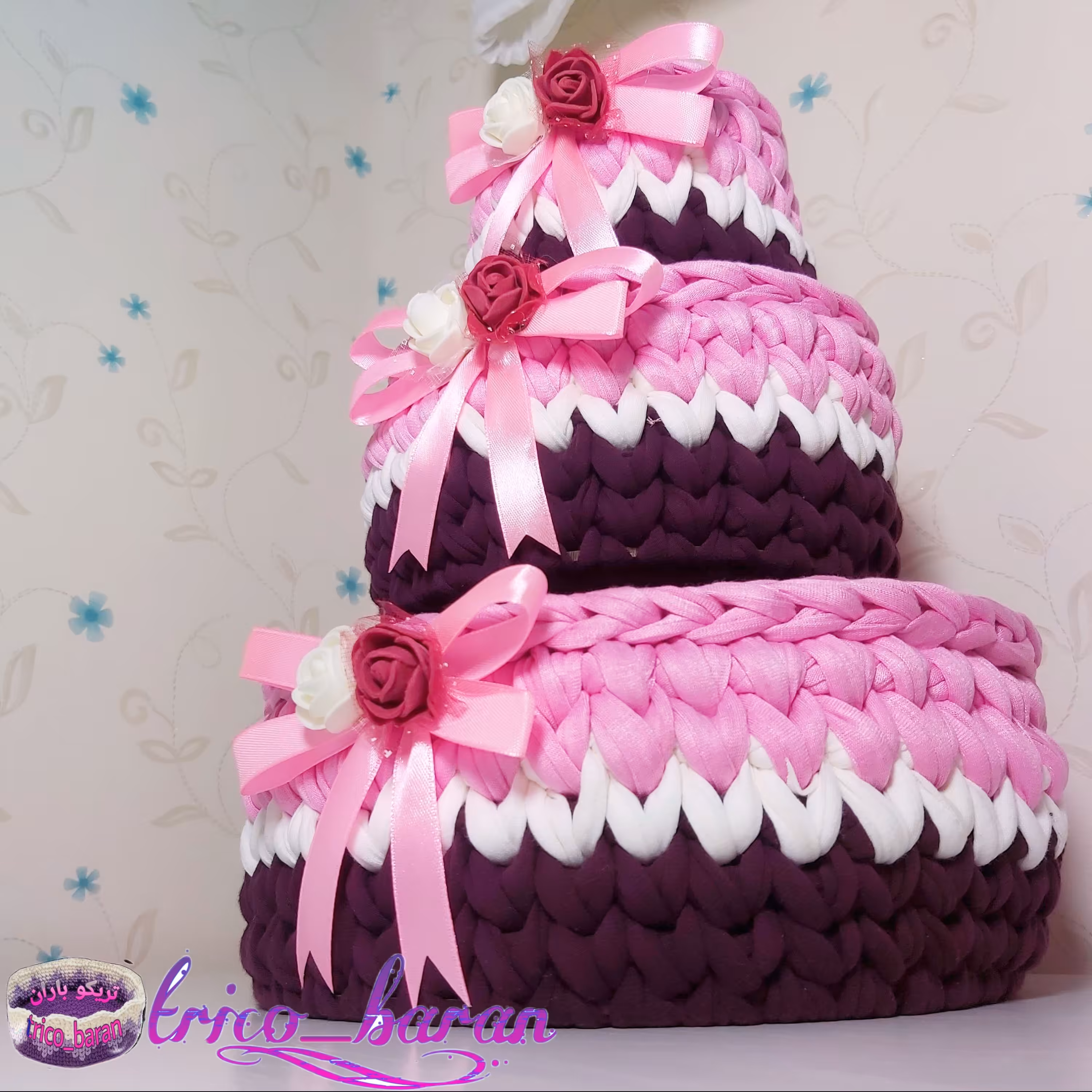 پک آرایشی تریکو سه تیکه 