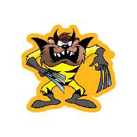 استیکر تزئینی موبایل طرح Wolverin Marvel مدل STM1028