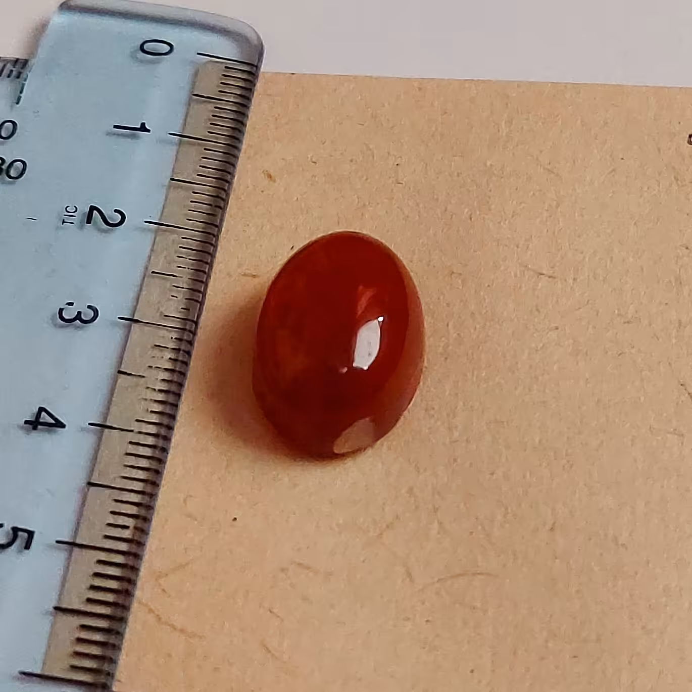 نگین سنگ عقیق سرخ کد145