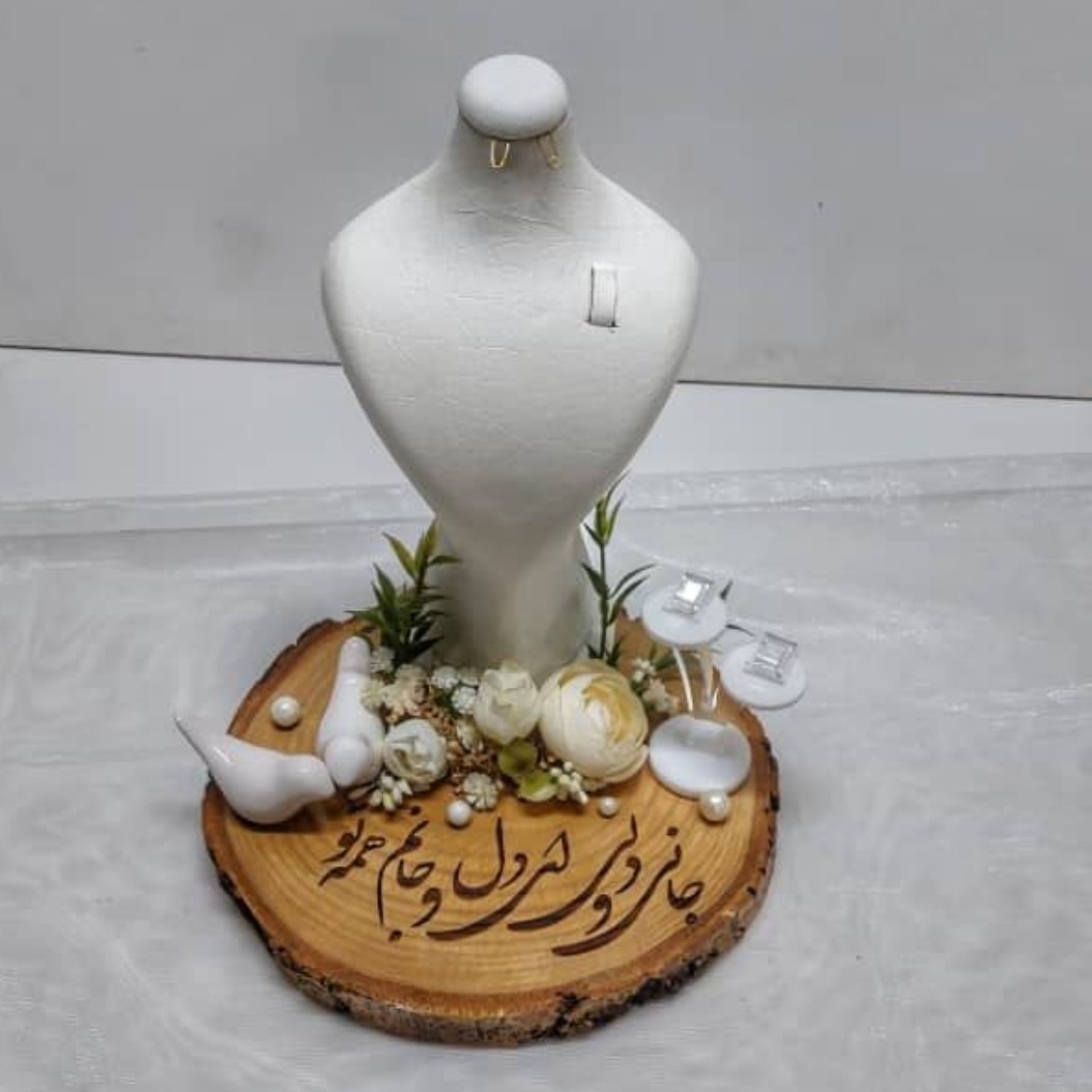 ست کامل جا حلقه و سرویس برای جلوه بخشیدن به جشن با شکوه شما عروس و داماد عزیز
