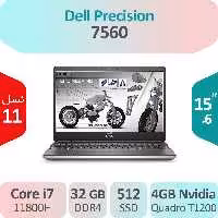 لپ تاپ رندرینگ Dell Precision 7560 i7 گرافیک 4GB