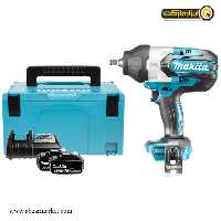بکس شارژی ماکیتا 1/2 اینچ براشلس 18 ولت لیتیوم مدل DTW1002RTJ